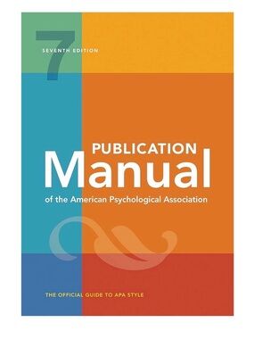 NEW Publication Manual of the American Psychological Association - 7th Edition
